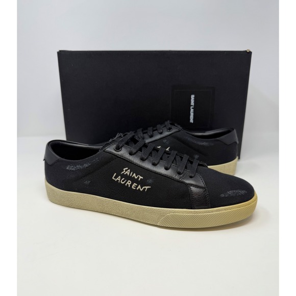 Saint Laurent Other - Saint Laurent Distressed Court Classic SL/06 Sneaker Size 11 US 4 EU